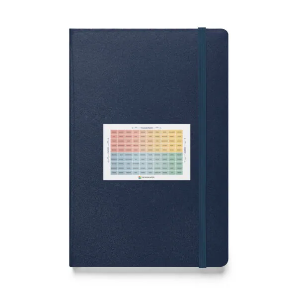 Mood Meter Hardcover Bound Notebook with Pocket