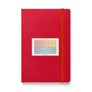 Mood Meter Hardcover Bound Notebook with Pocket - Image 3