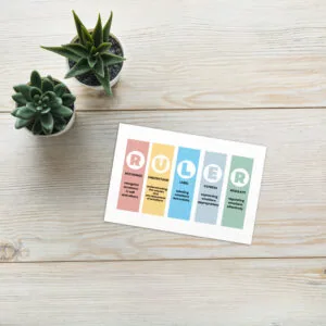 RULER Greeting Card – Premium Paperboard with Envelope