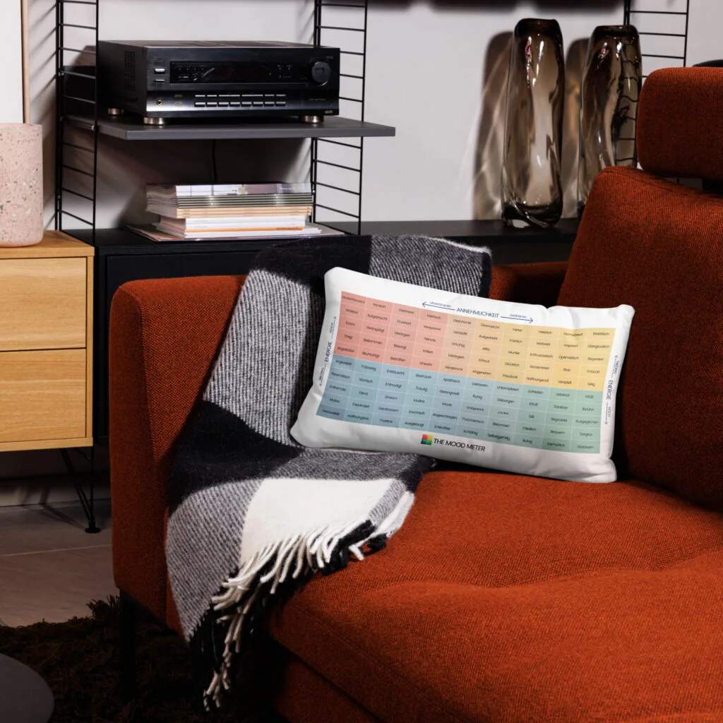 Mood Meter Standard-Kissen – Deutsche Ausgabe