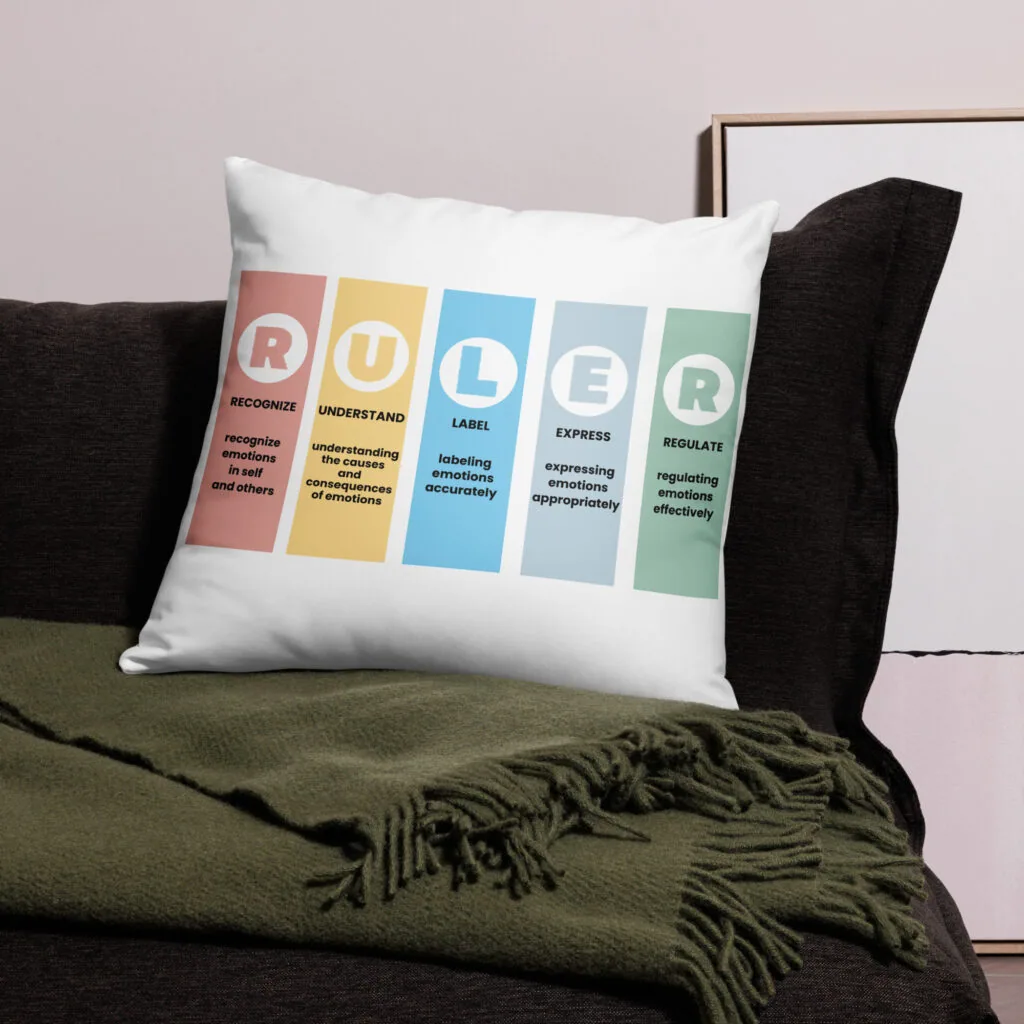 The RULER Decorative Throw Pillow with Washable Cover - Image 2