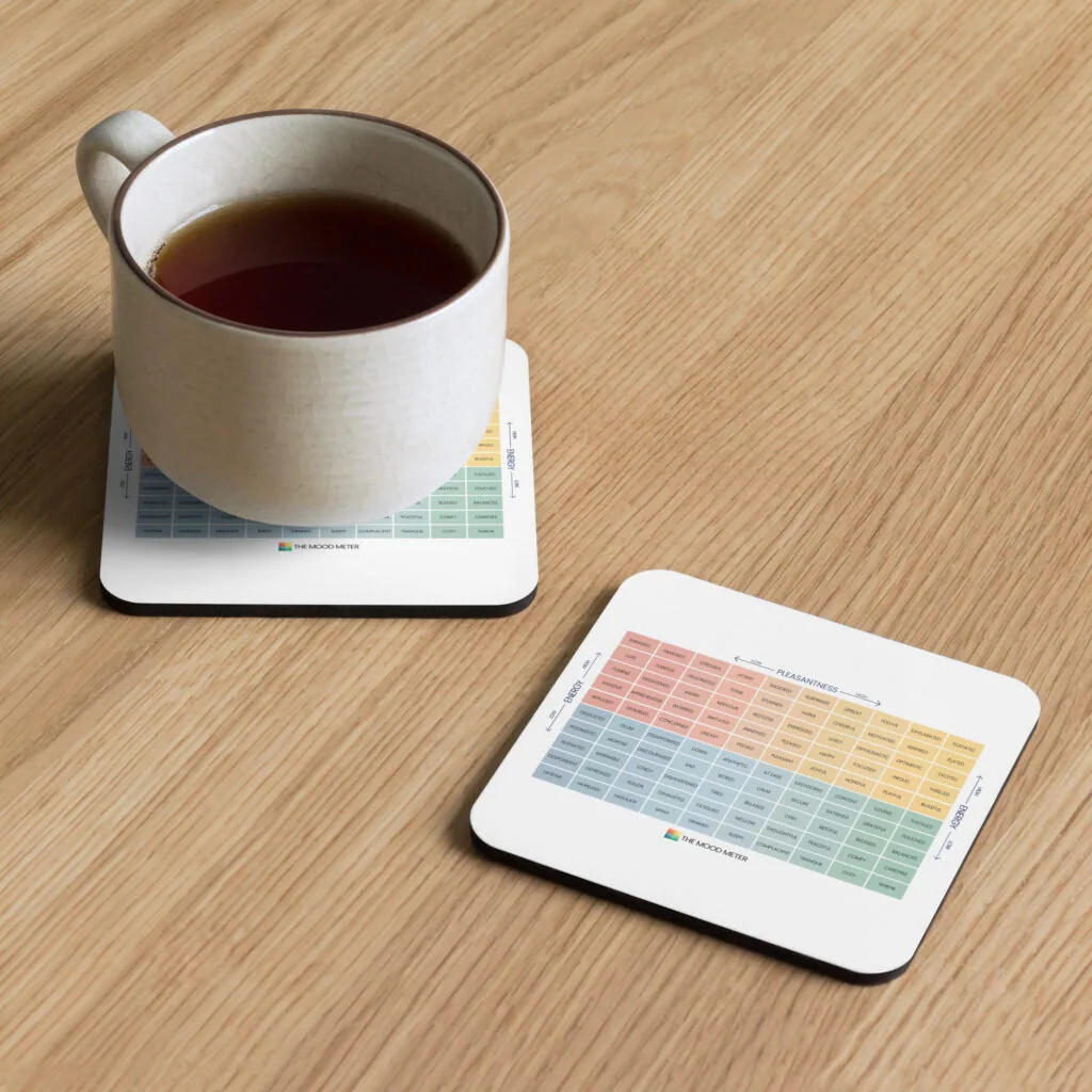 The Mood Meter Cork-back Coaster - Image 2