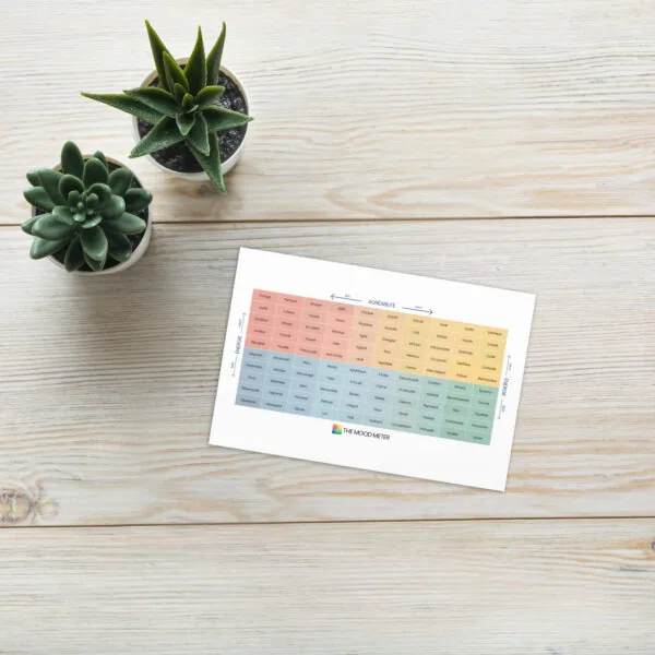 Carte de vœux Mood Meter - Édition Française