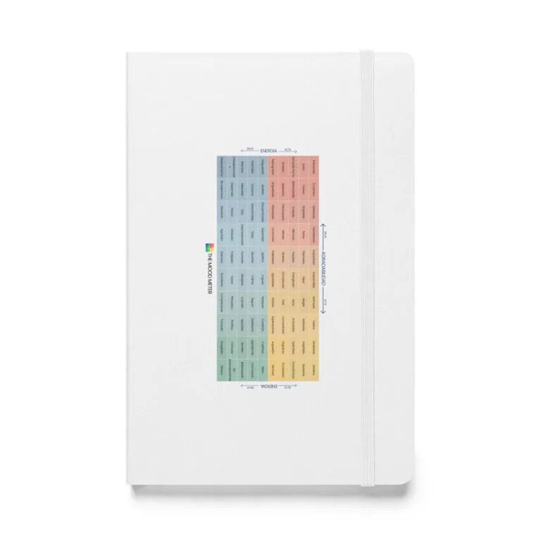 Cuaderno de tapa dura del Medidor de Estado de Ánimo en Español