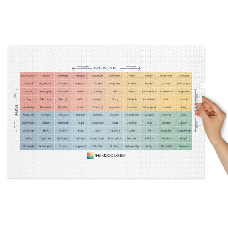 Mood Meter Puzzle mit Aufbewahrungsdose – Deutsche Ausgabe