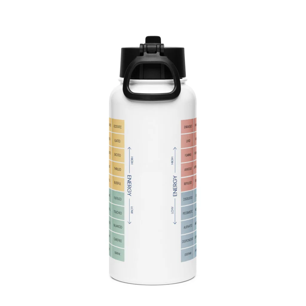 Stainless Steel Water Bottle – with Straw Lid & Handle - Image 2
