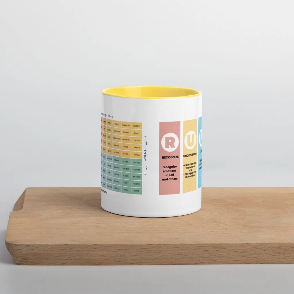 The Mood Meter & RULER Ceramic Mug – Color Inside